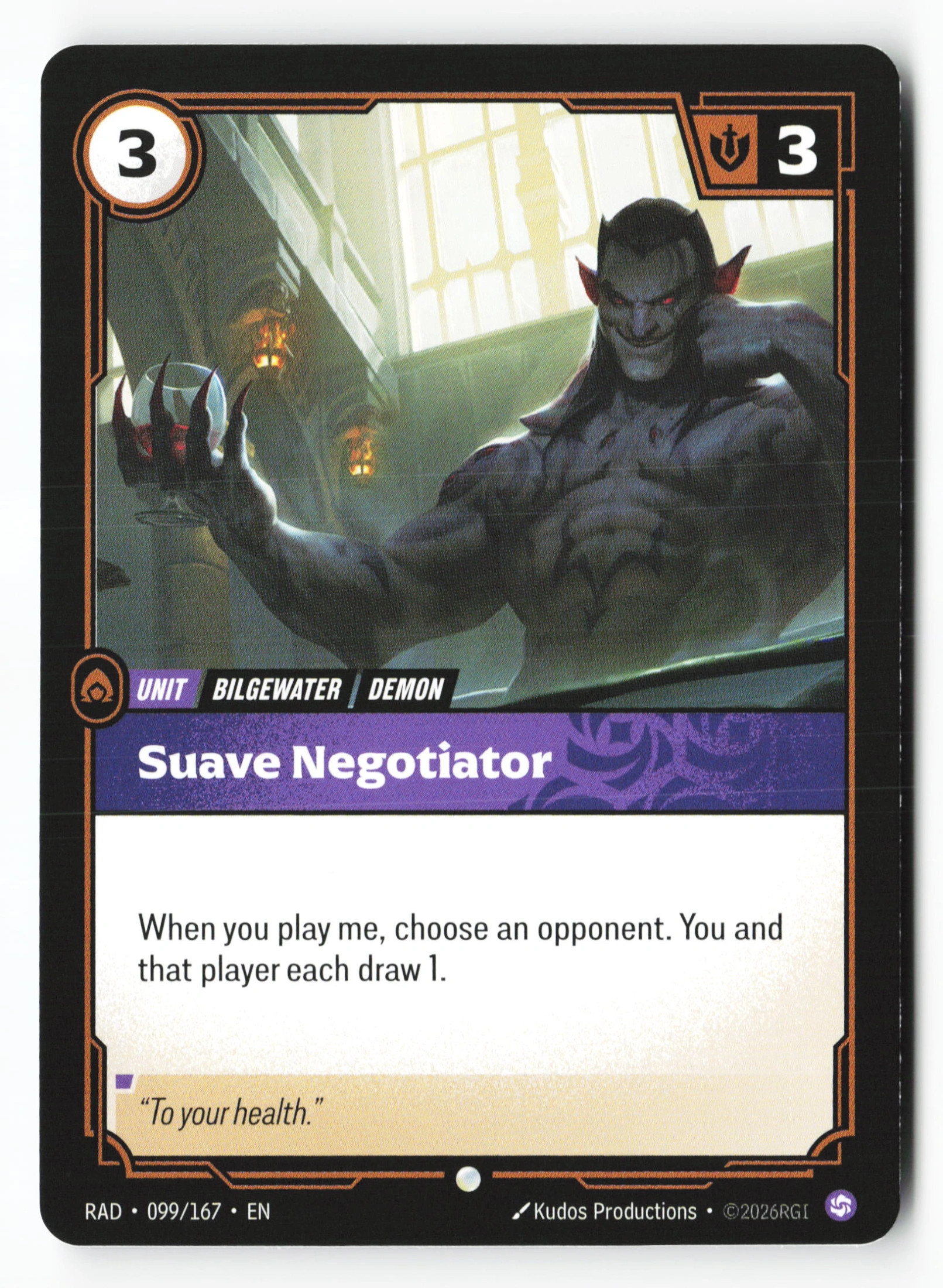 Suave Negotiator (RAD 099) — Voorkant