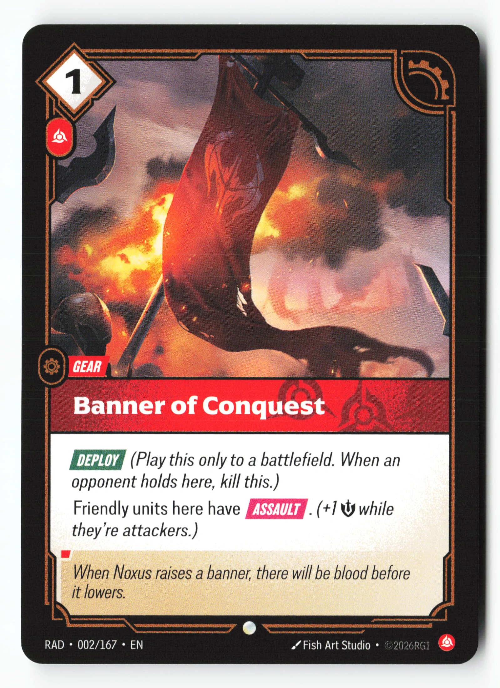 Banner Of Conquest (RAD 002) — Voorkant