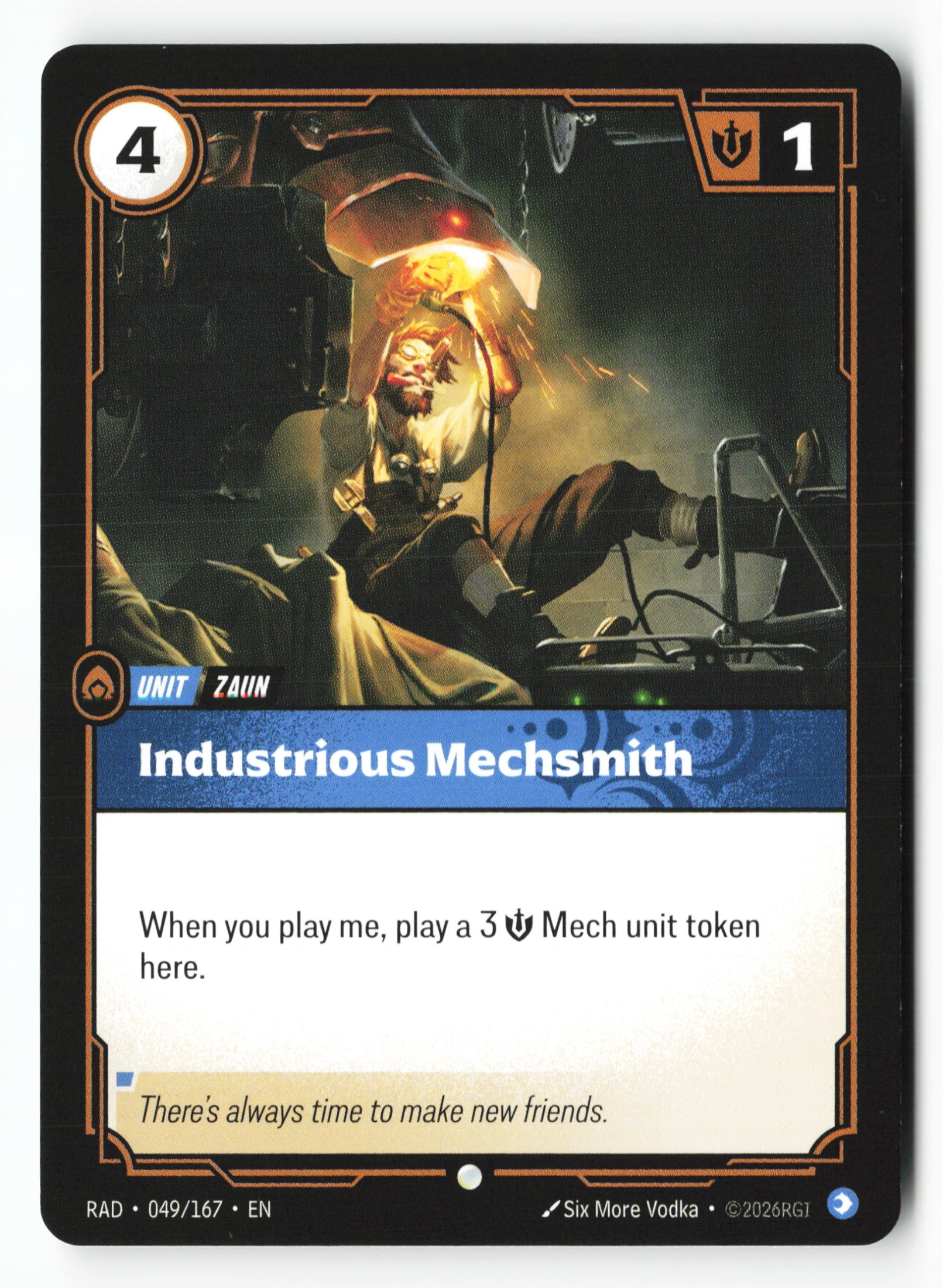 Industrious Mechsmith (RAD 049) — Voorkant
