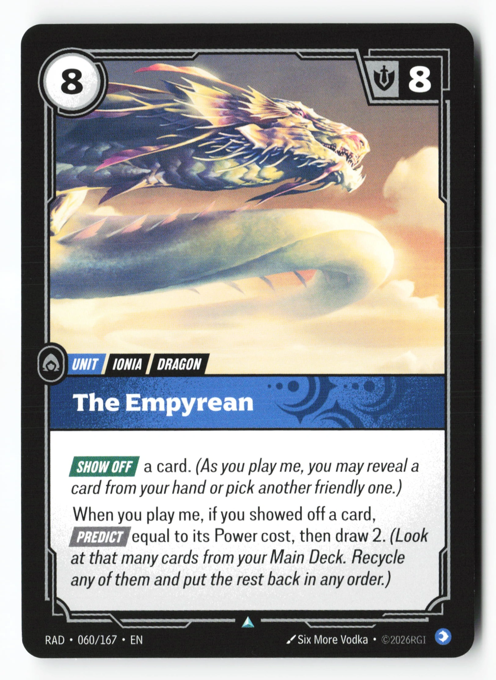 The Empyrean (RAD 060) — Voorkant
