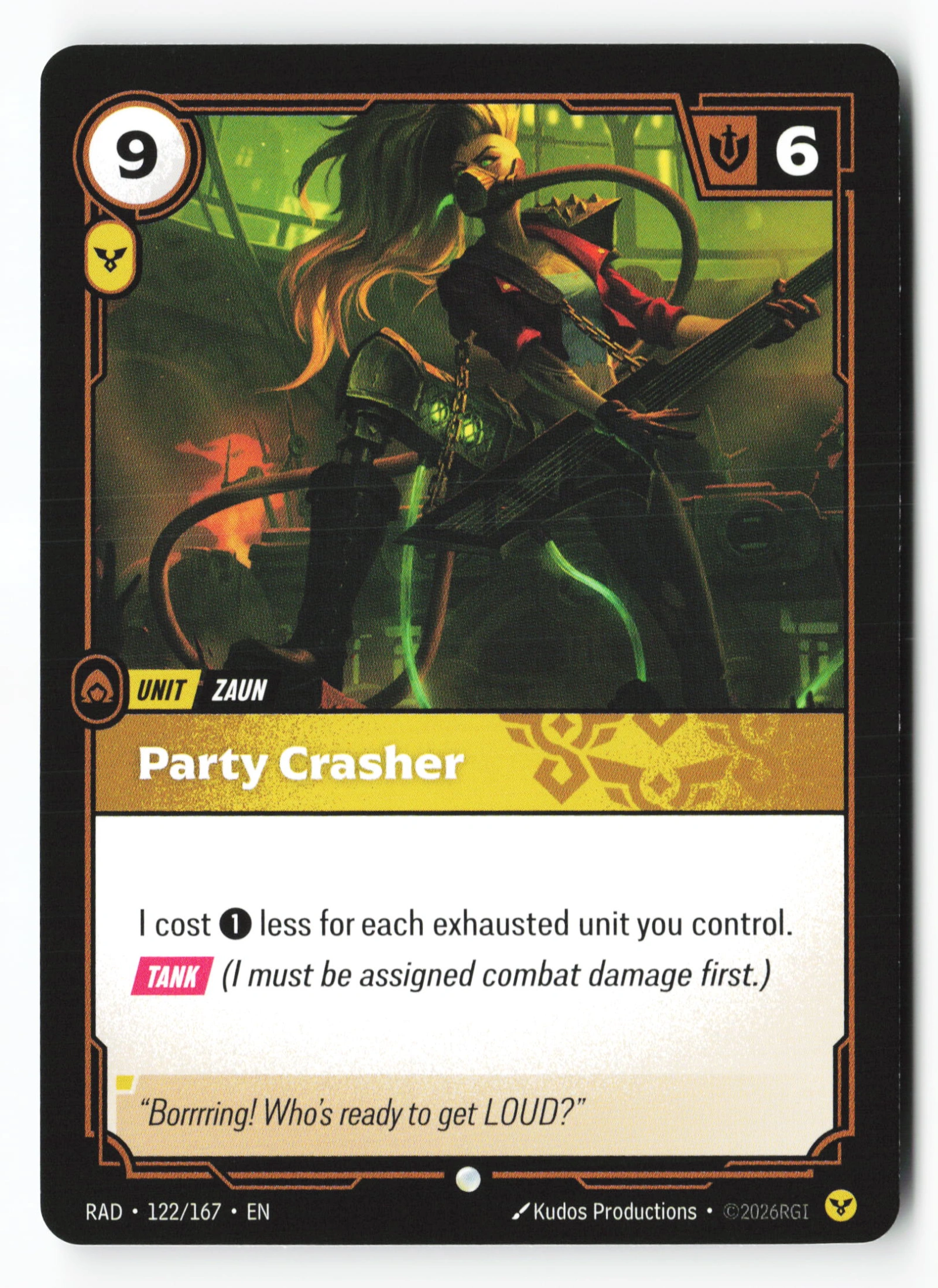 Party Crasher (RAD 122) — Voorkant