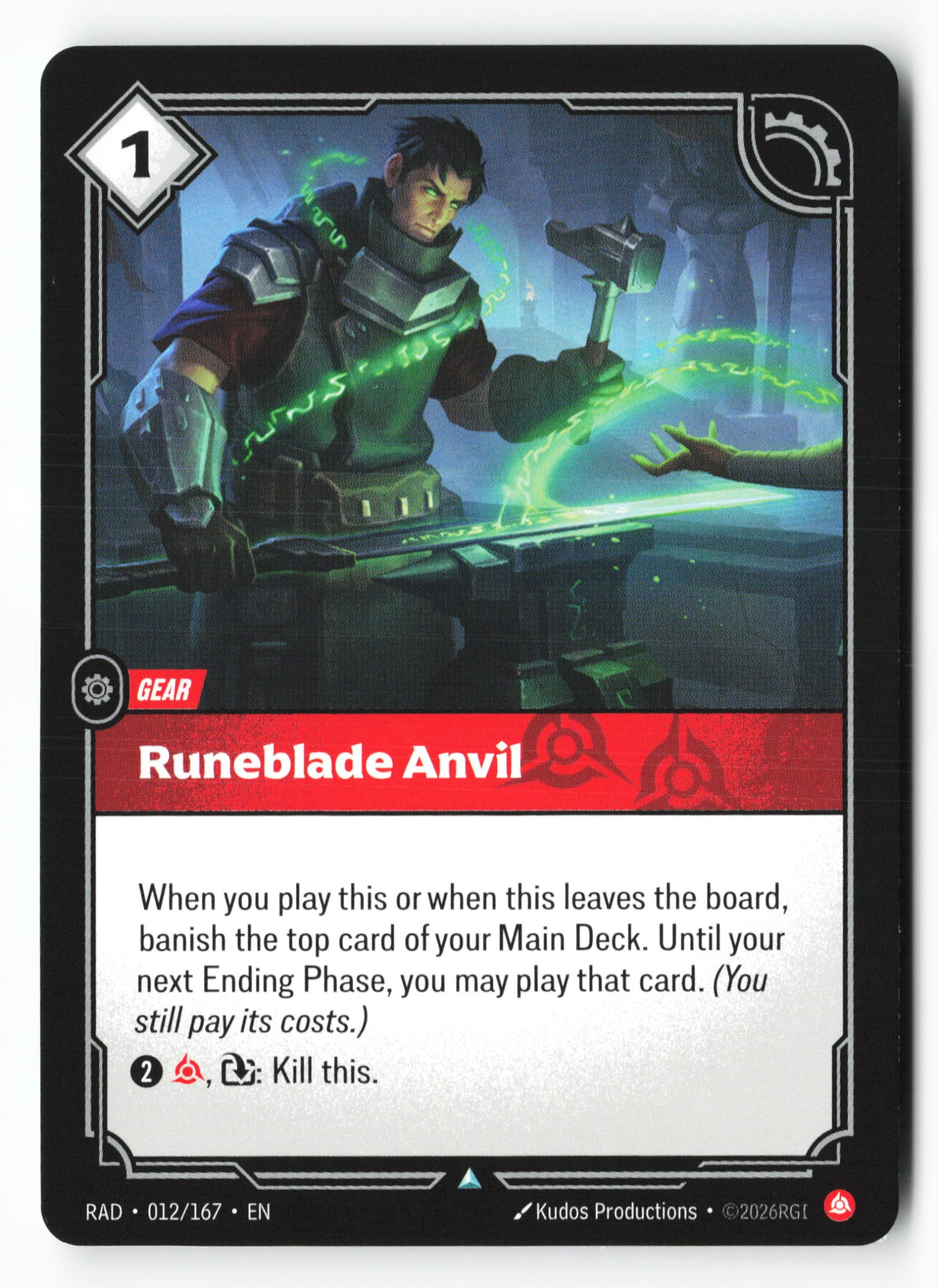 Runeblade Anvil (RAD 012) — Voorkant