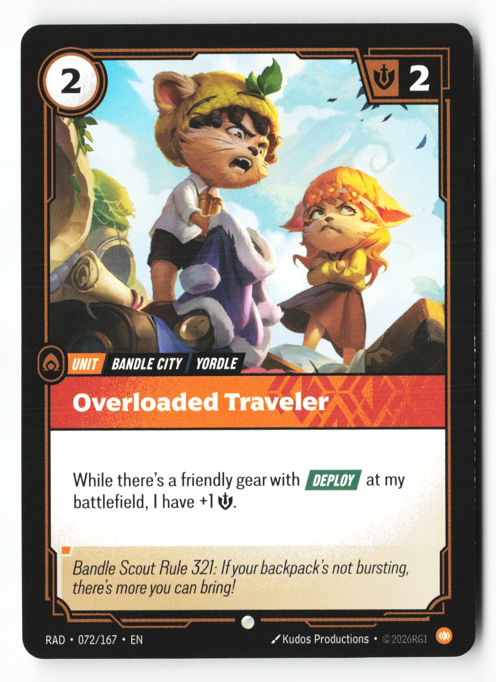 Overloaded Traveler (RAD 072) — Voorkant