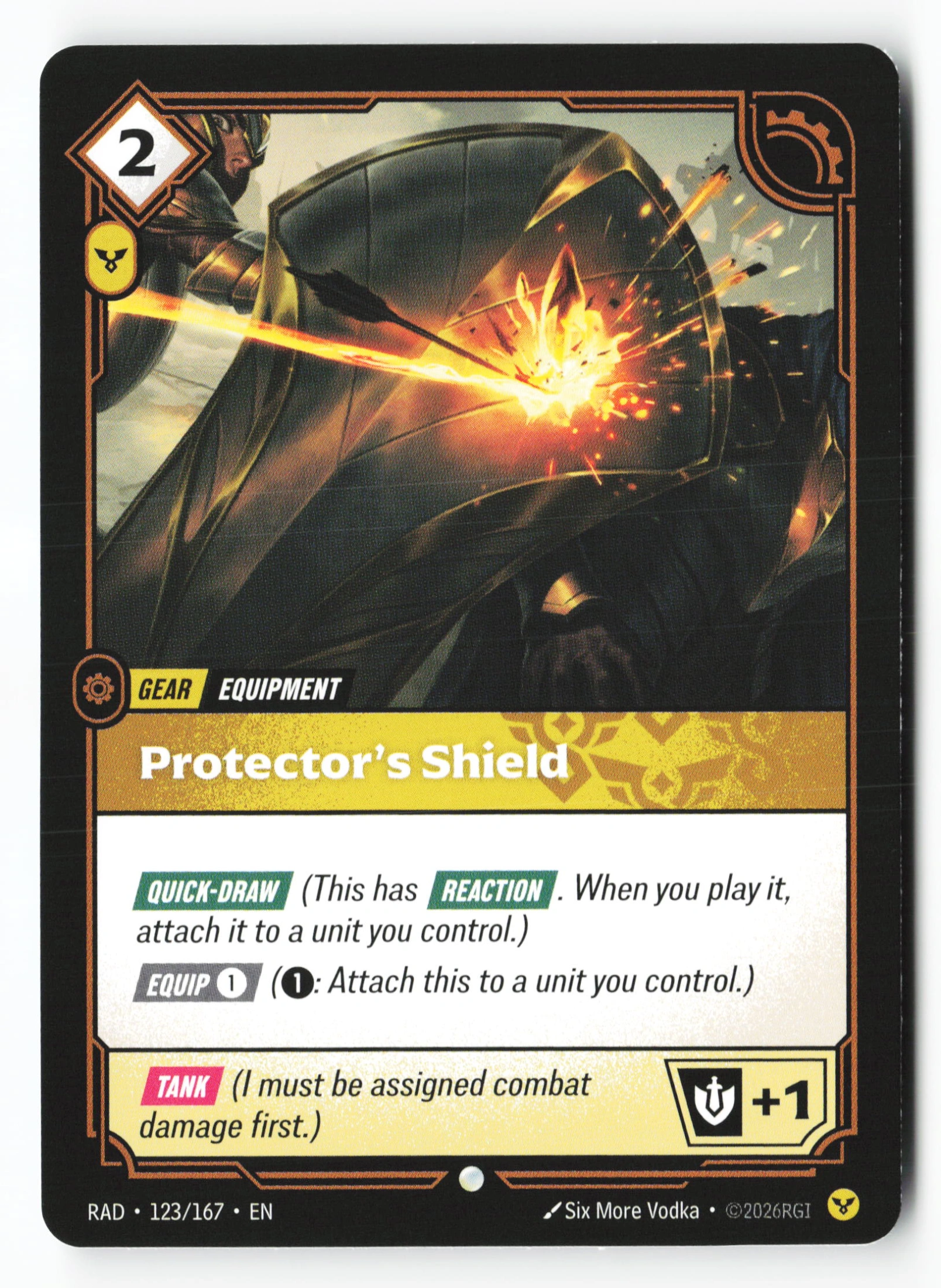 Protector's Shield (RAD 123) — Voorkant