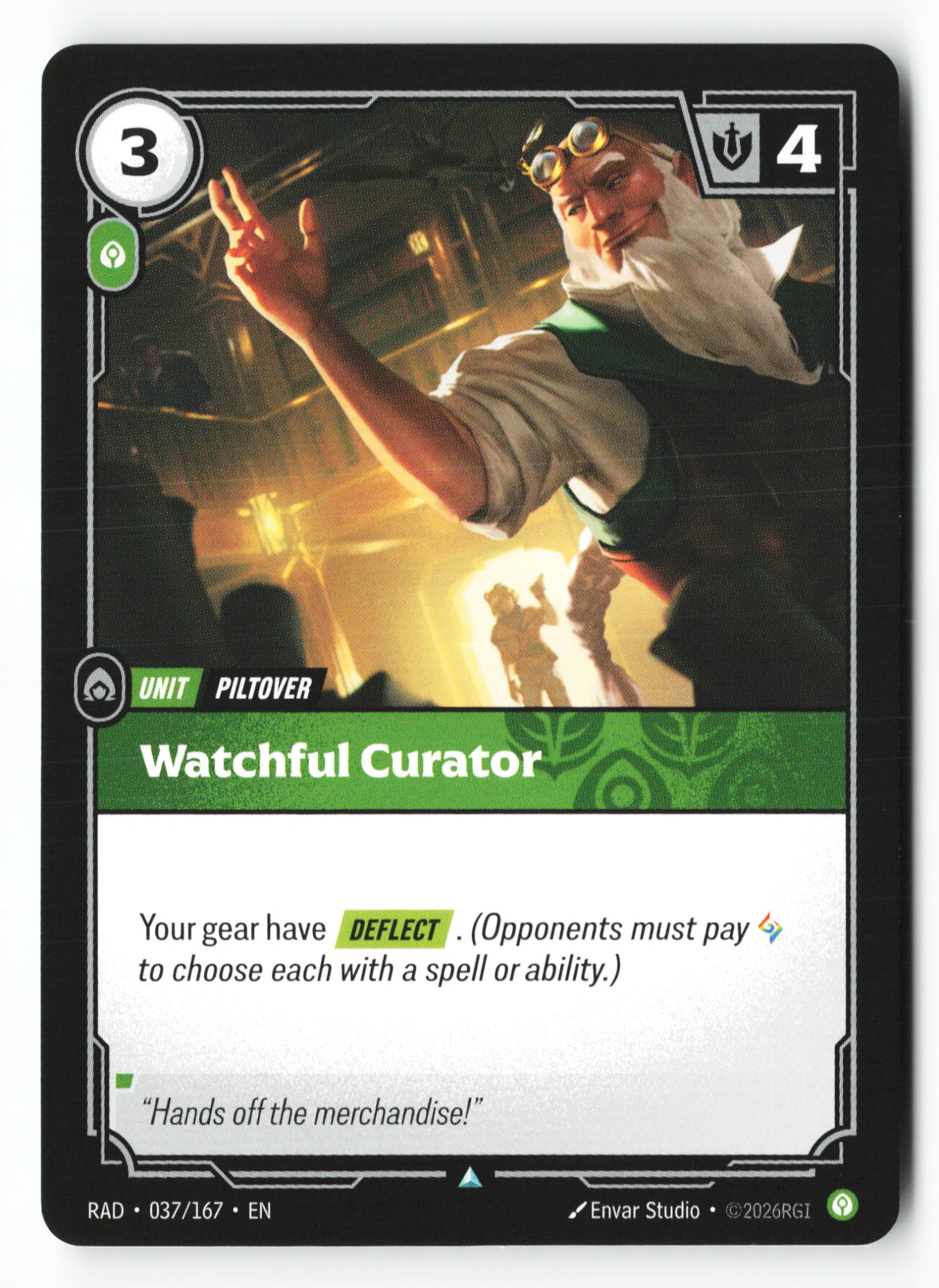 Watchful Curator (RAD 037) — Voorkant