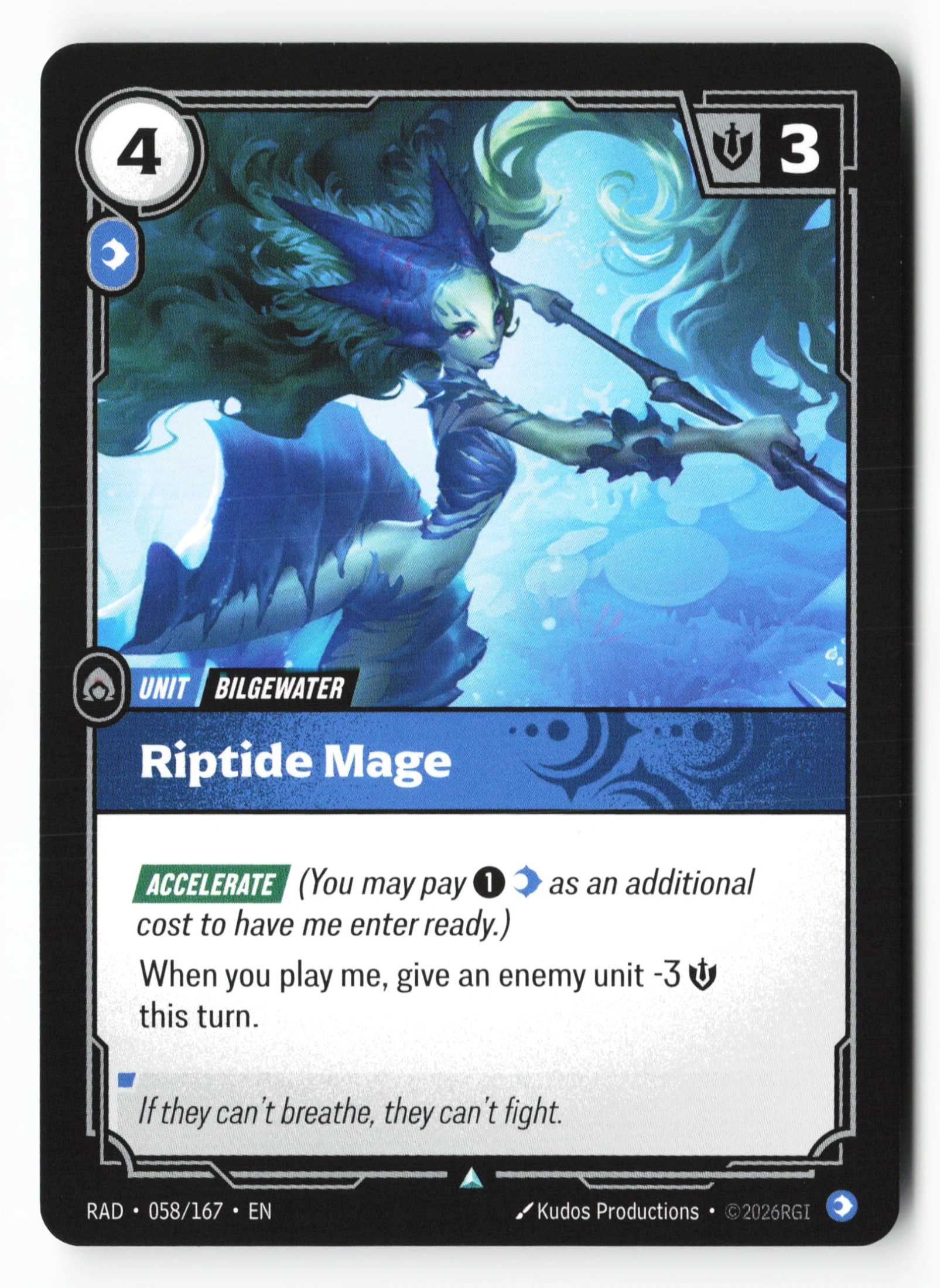 Riptide Mage (RAD 058) — Voorkant