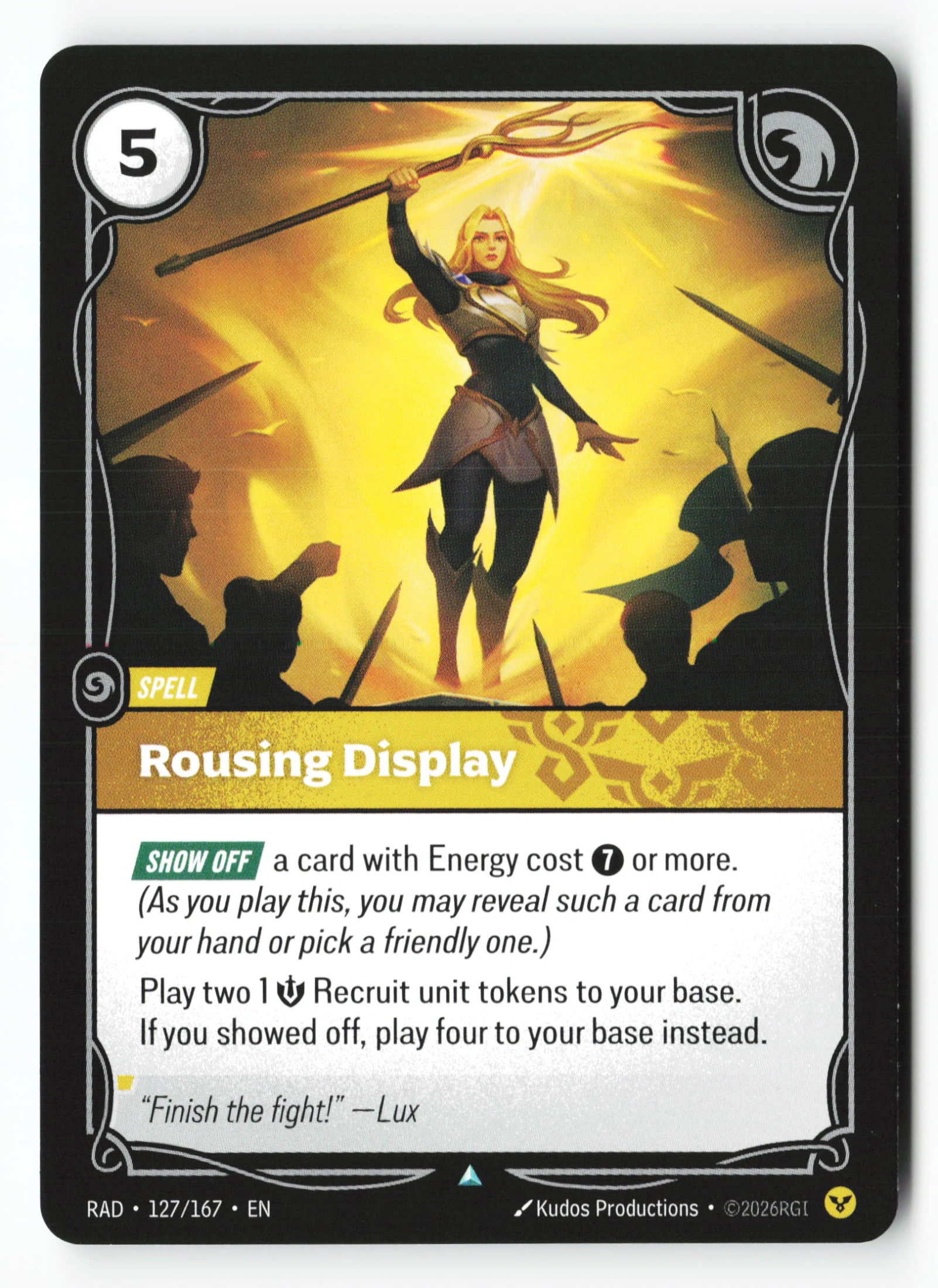 Rousing Display (RAD 127) — Voorkant