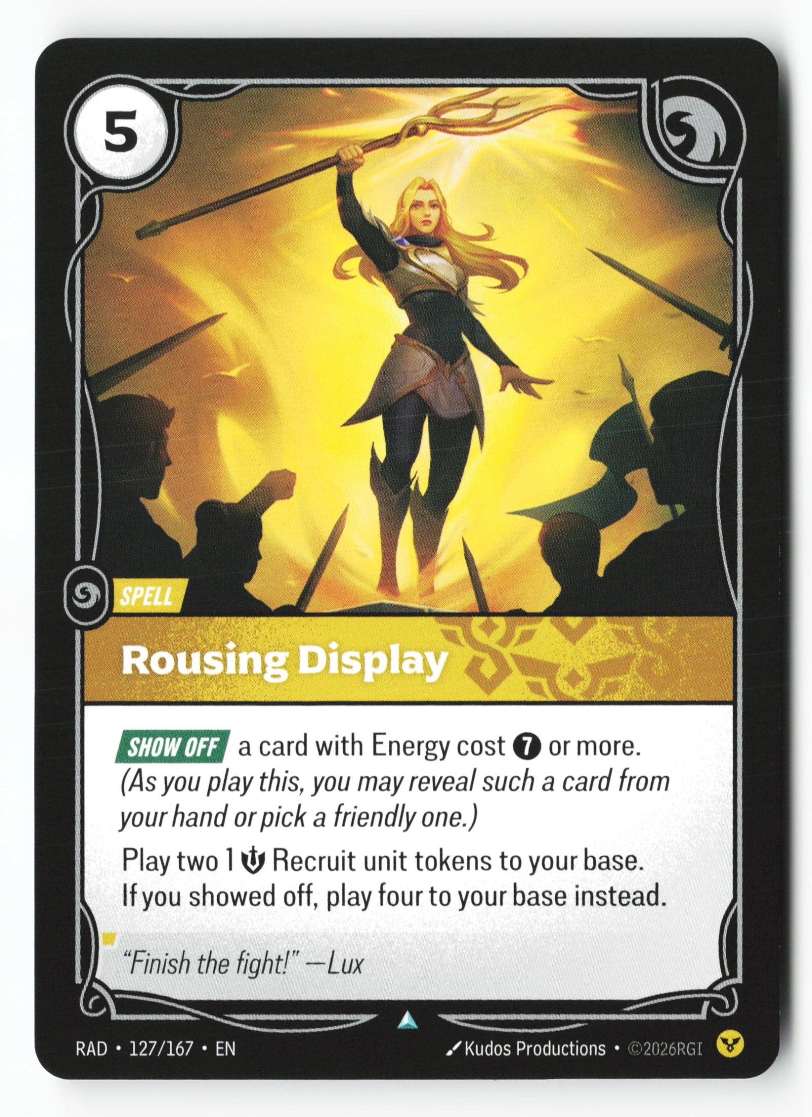 Rousing Display (RAD 127) — Voorkant