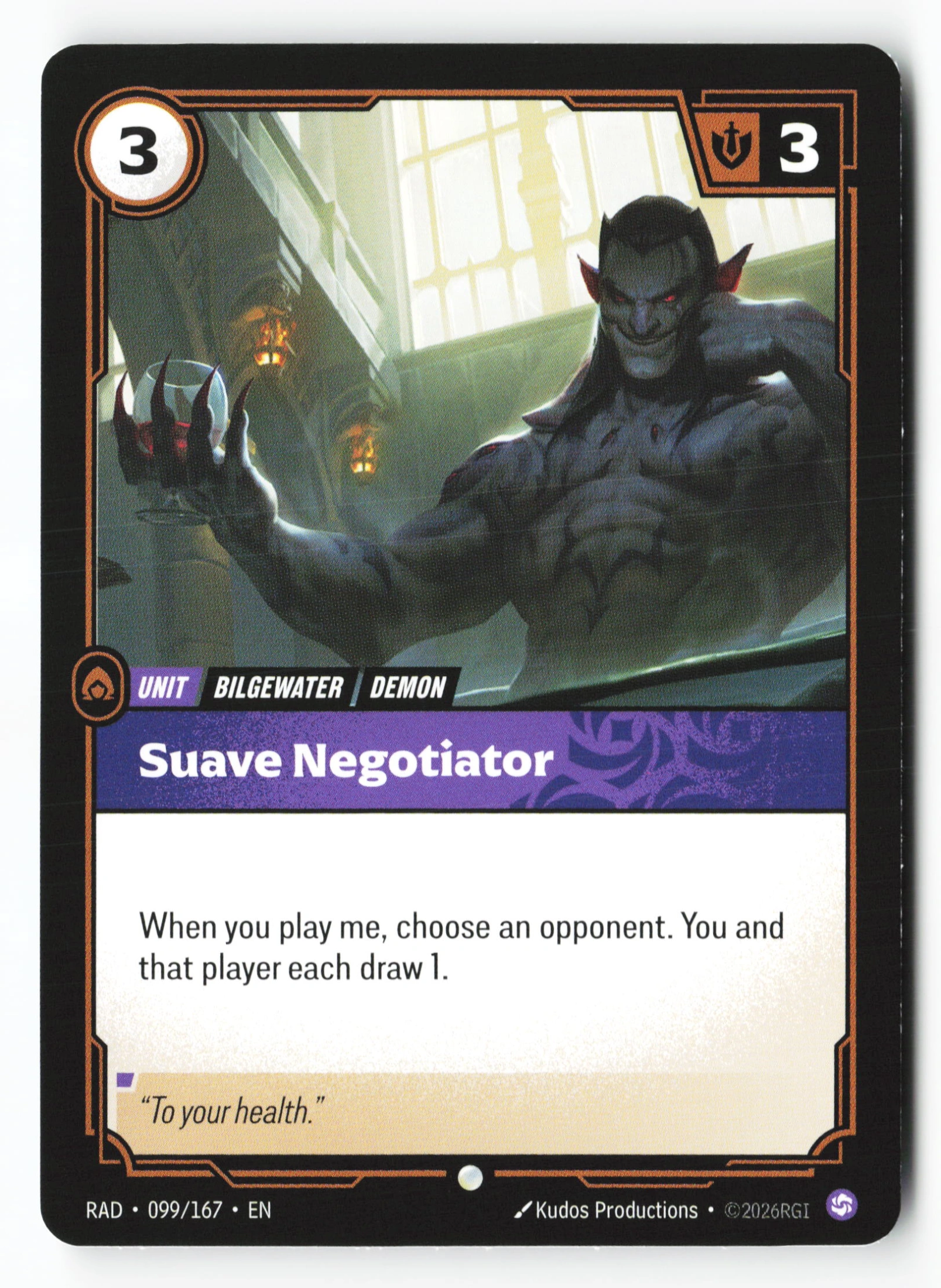 Suave Negotiator (RAD 099) — Voorkant