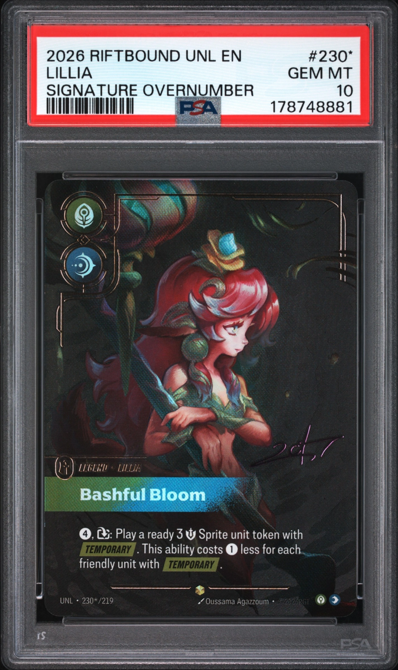 Bashful Bloom (UNL 230*) — Voorkant