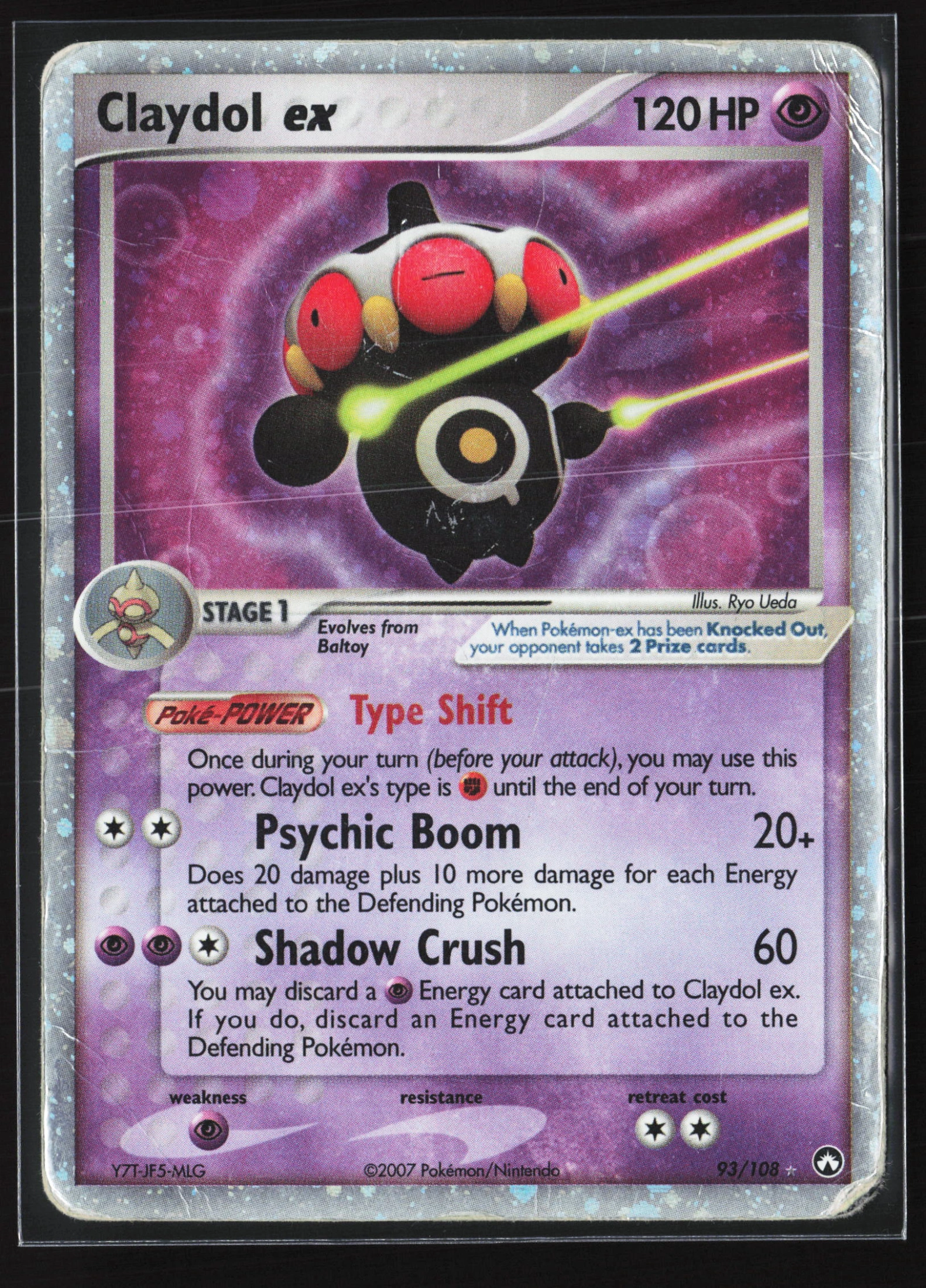 Claydol ex (PK 093) — Voorkant