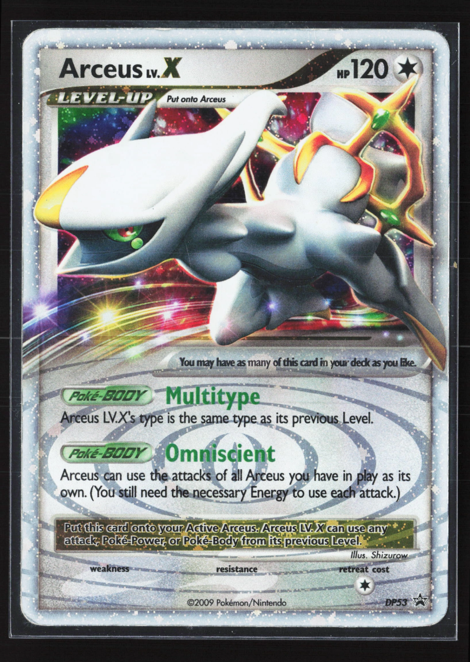 Arceus LV.X (PR-DPP DP53) — Voorkant