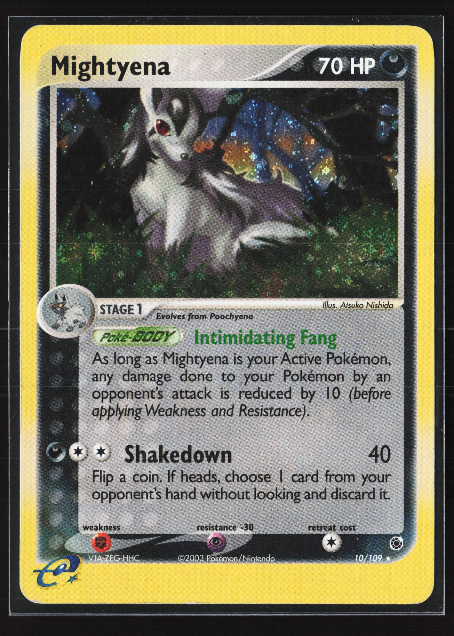 Mightyena (RS 010) — Voorkant