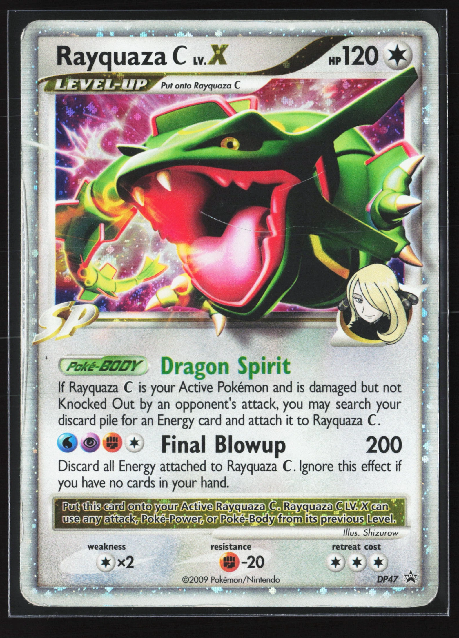 Rayquaza C LV.X (PR-DPP DP47) — Voorkant