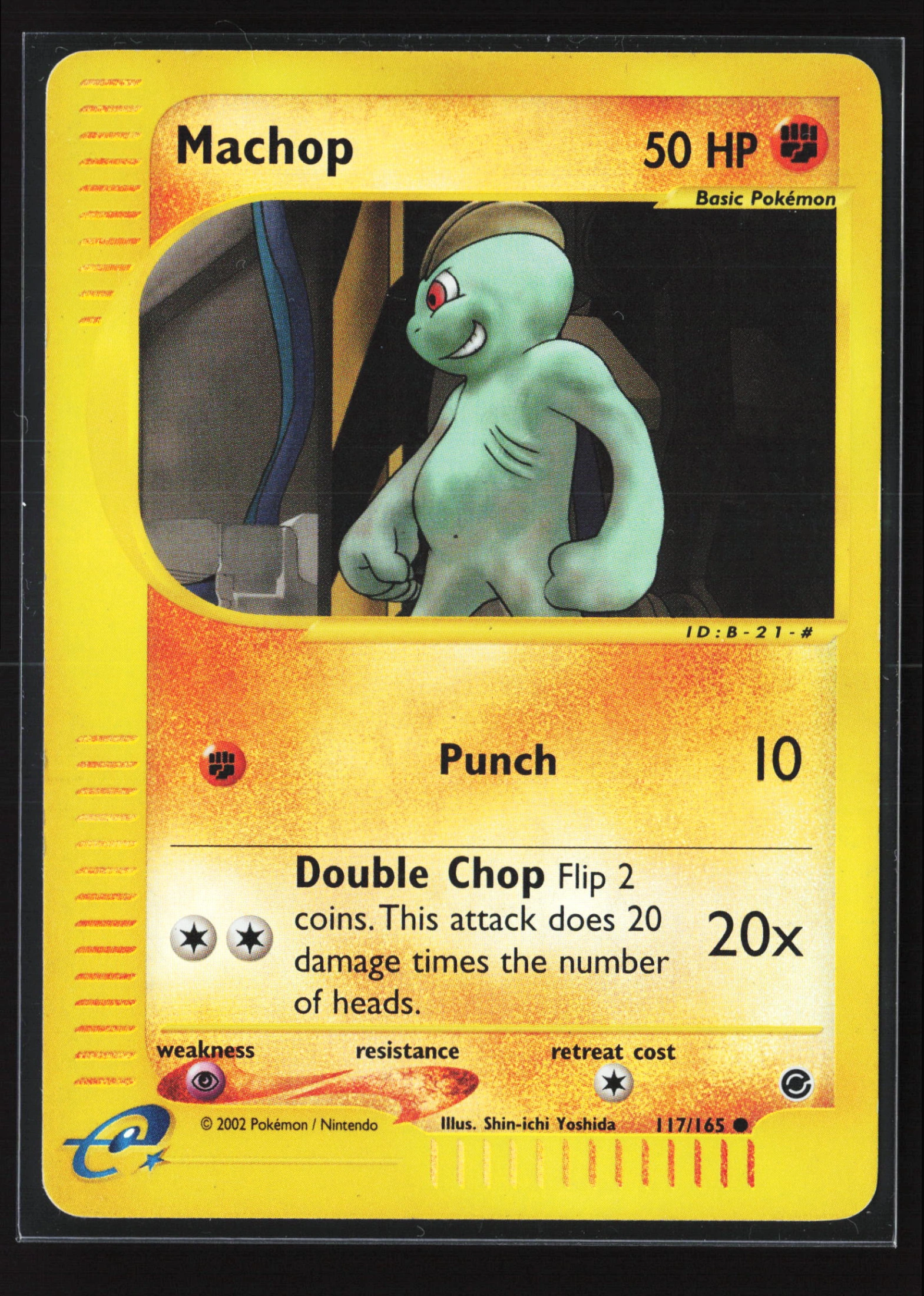 Machop (EX 117) — Voorkant