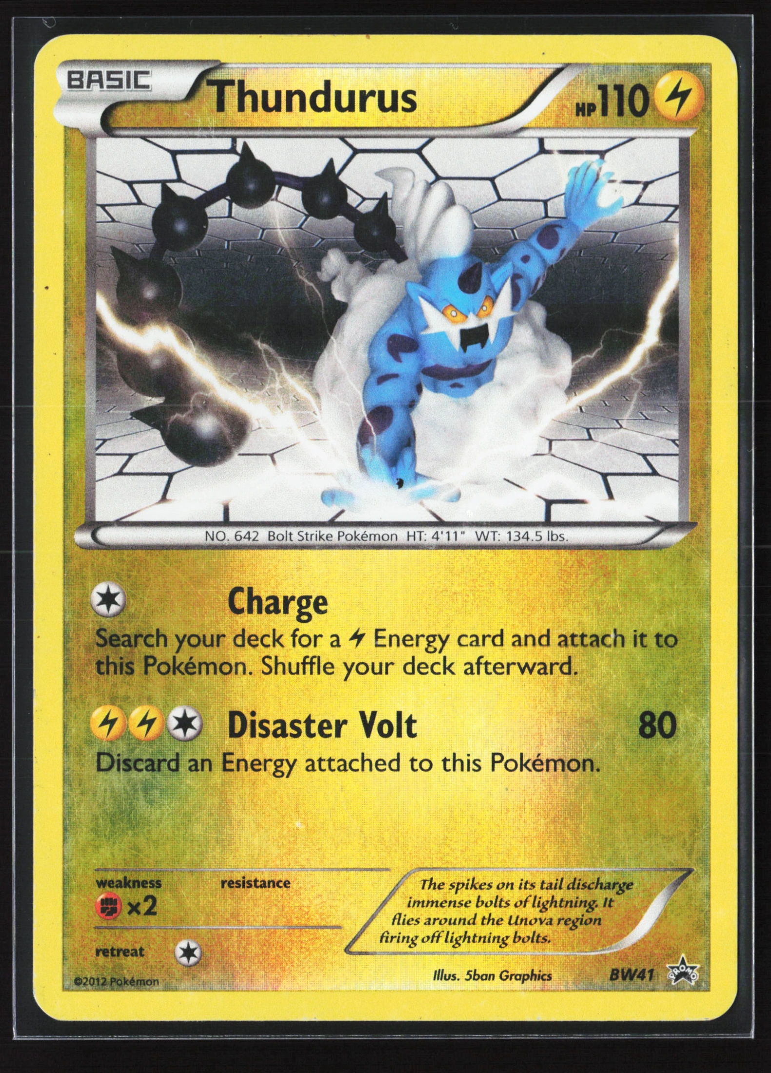 Thundurus (PR-BLW BW41) — Voorkant