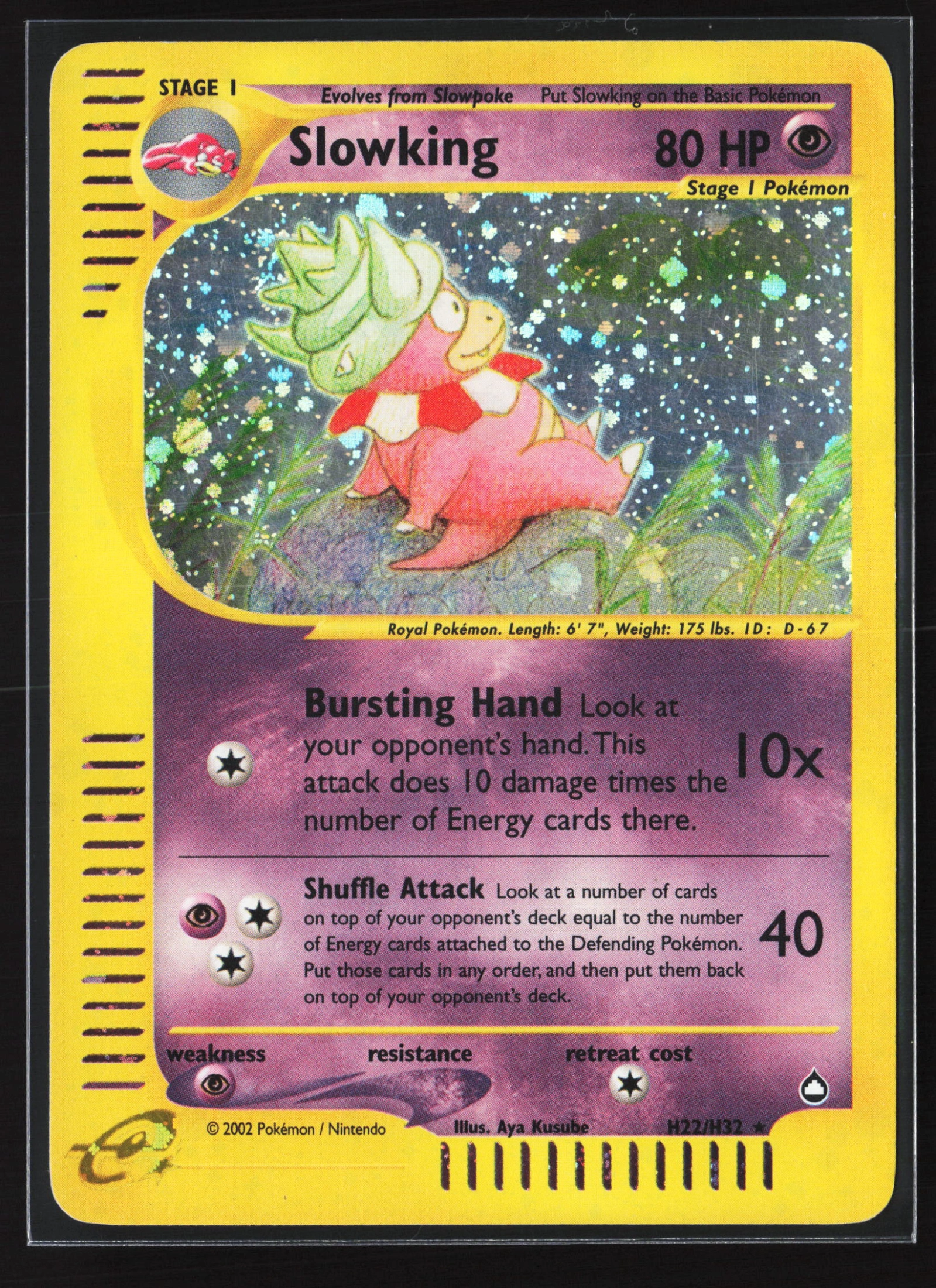 Slowking (AQ H22) — Voorkant