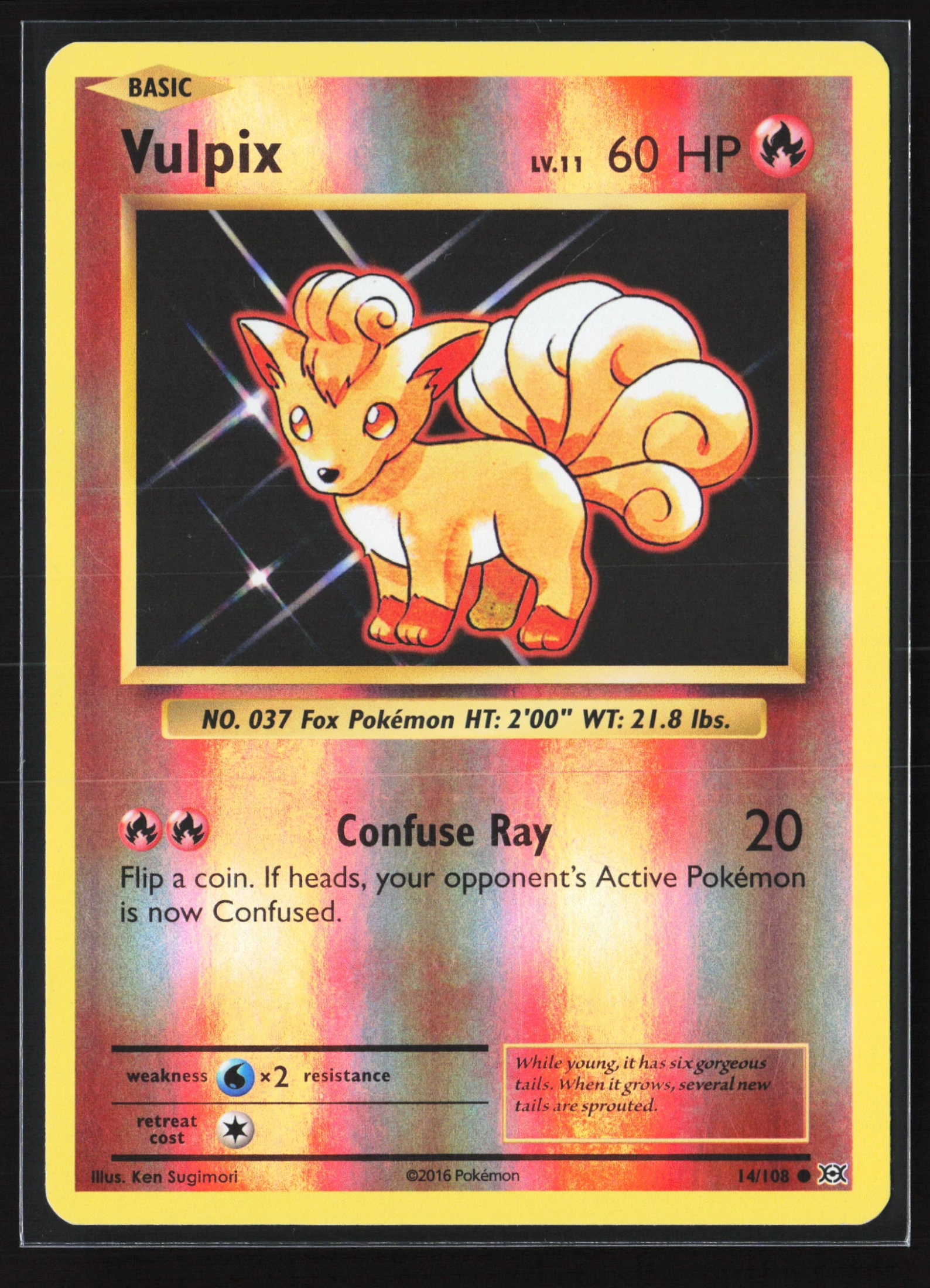Vulpix (EVO 014) — Voorkant