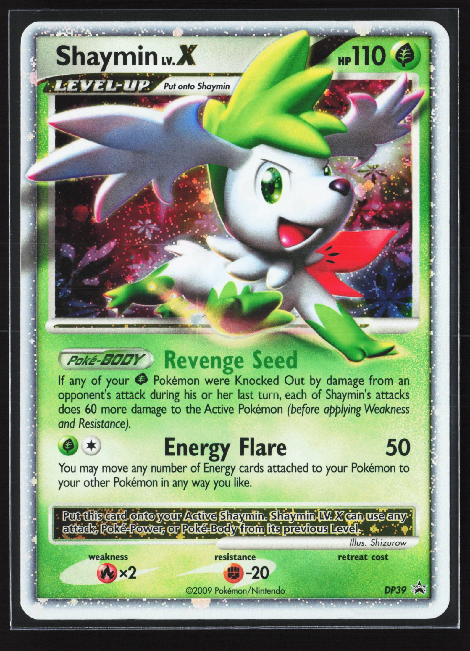Shaymin LV.X (PR-DPP DP39) — Voorkant