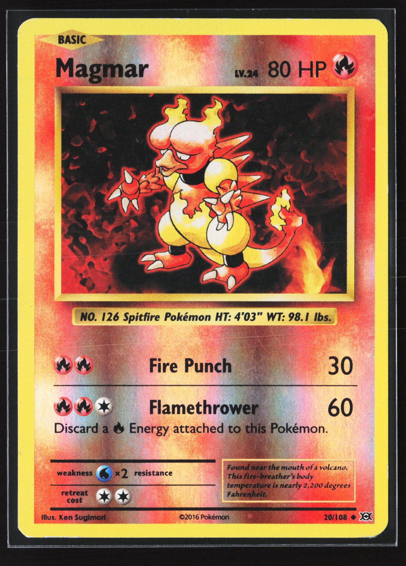 Magmar (EVO 020) — Voorkant