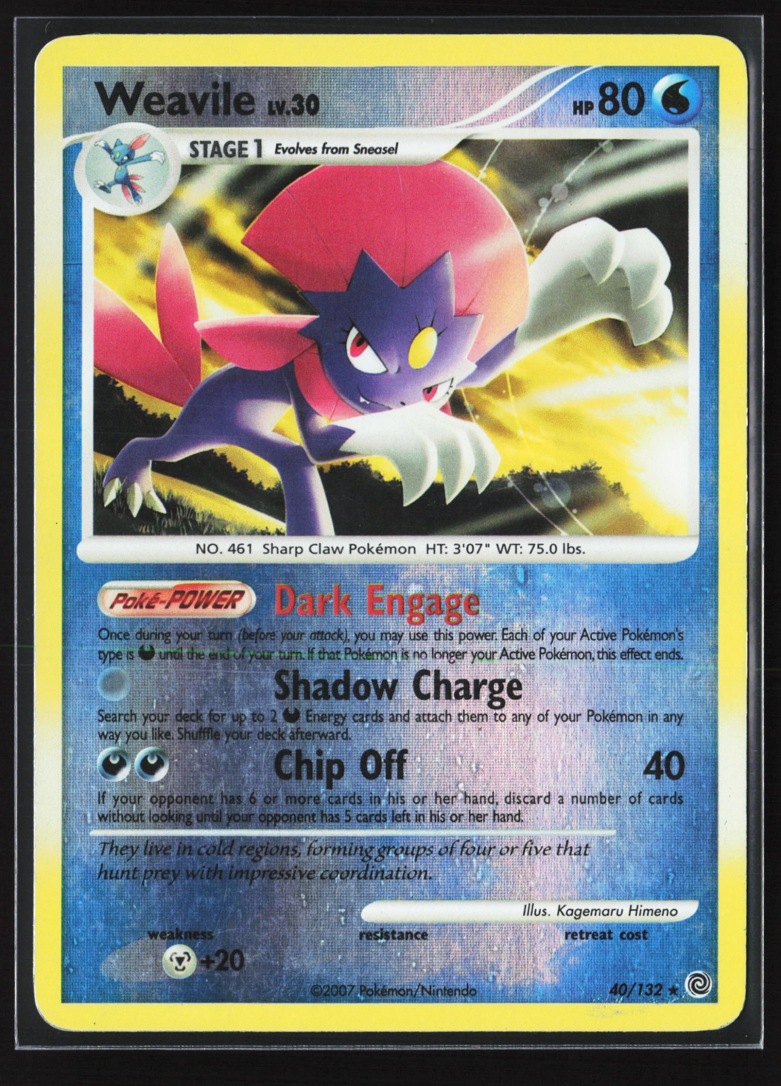 Weavile (SW 040) — Voorkant