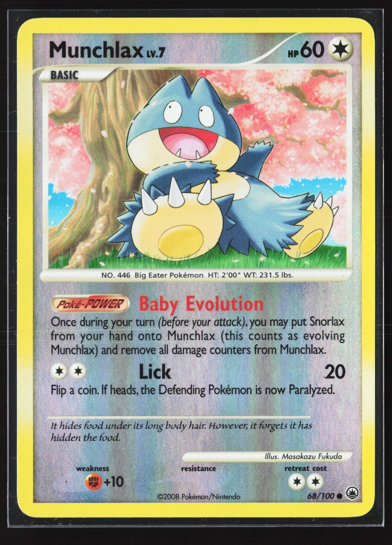 Munchlax (MD 068) — Voorkant