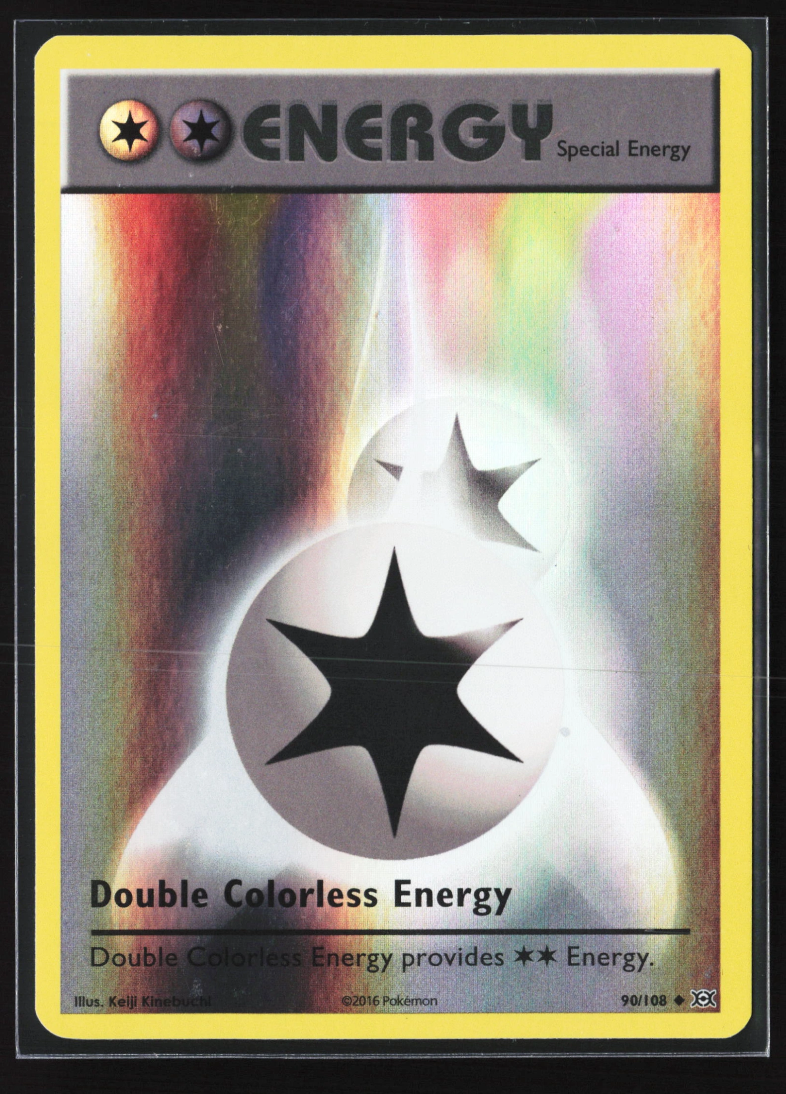 Double Colorless Energy (EVO 090) — Voorkant