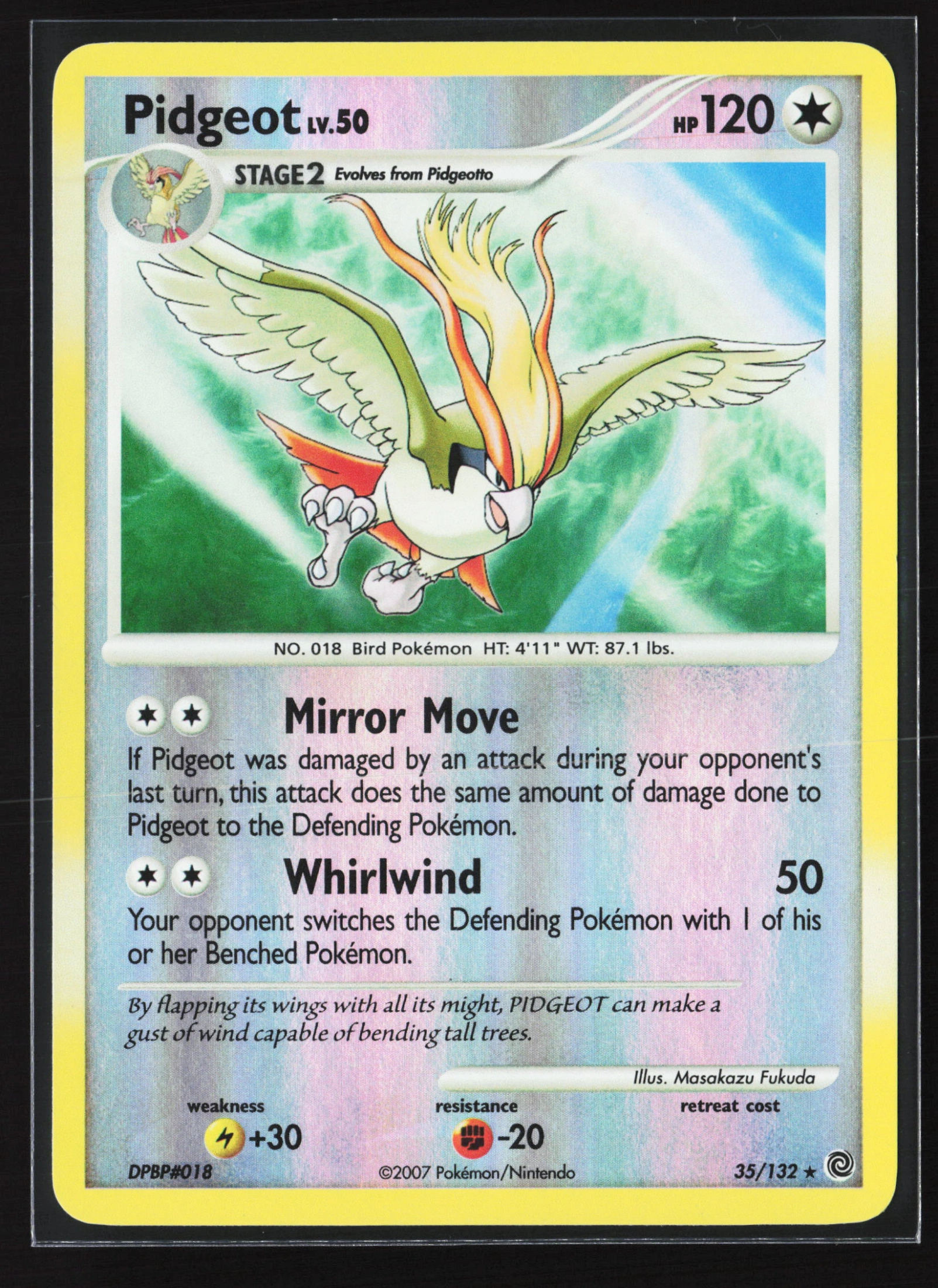 Pidgeot (SW 035) — Voorkant