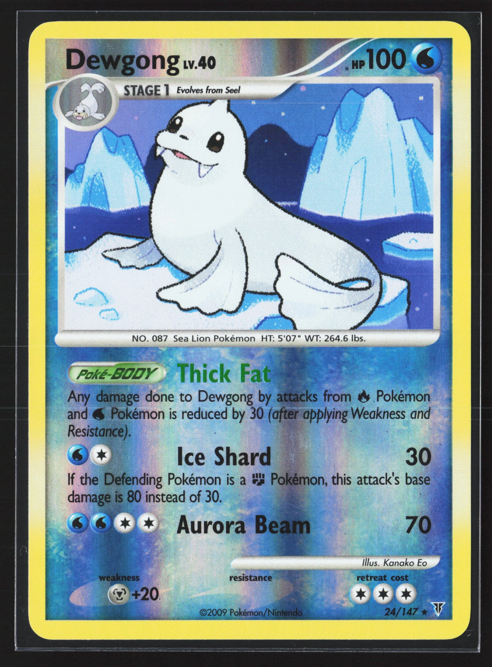 Dewgong (SV 024) — Voorkant