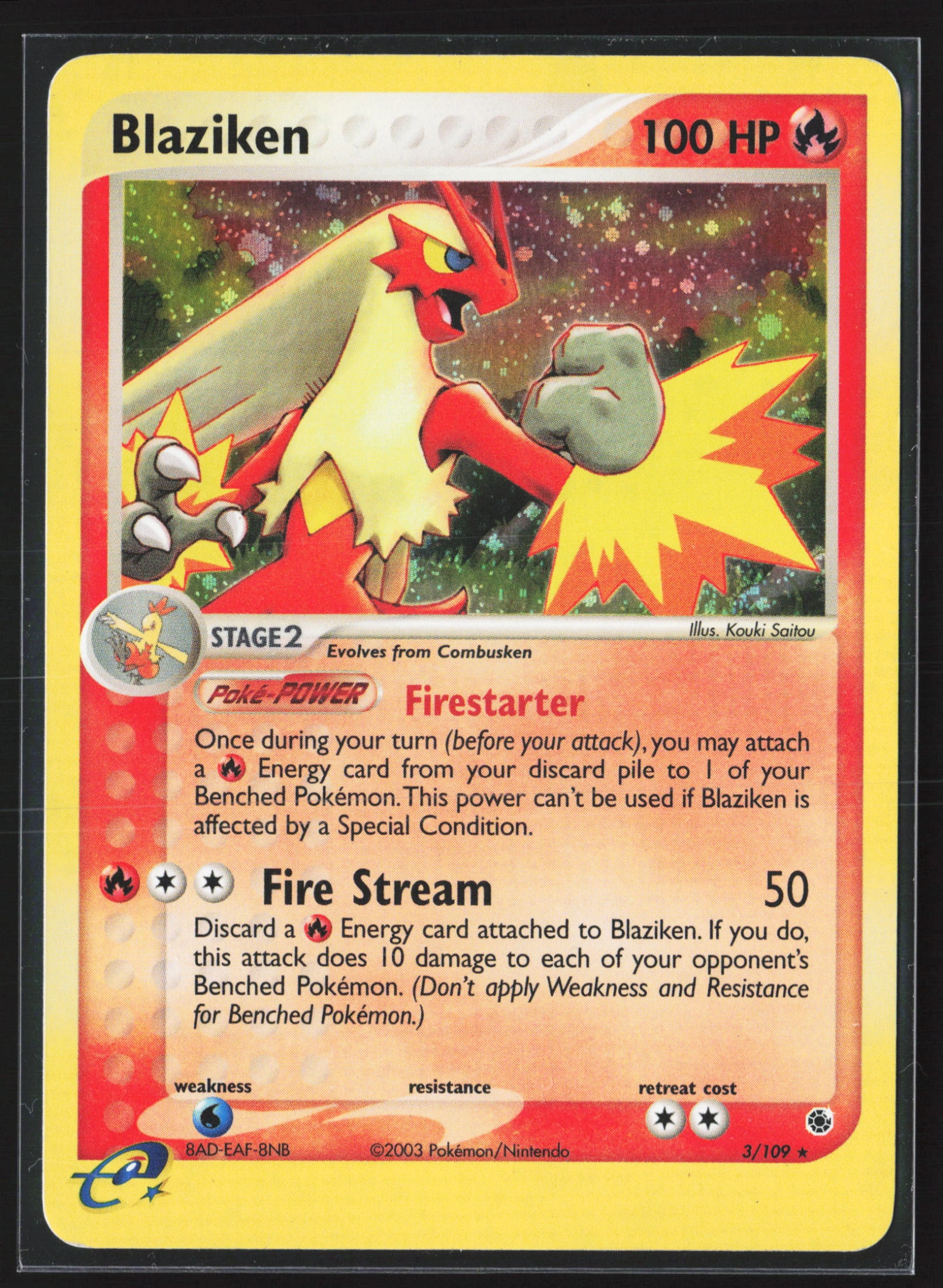 Blaziken (RS 003) — Voorkant
