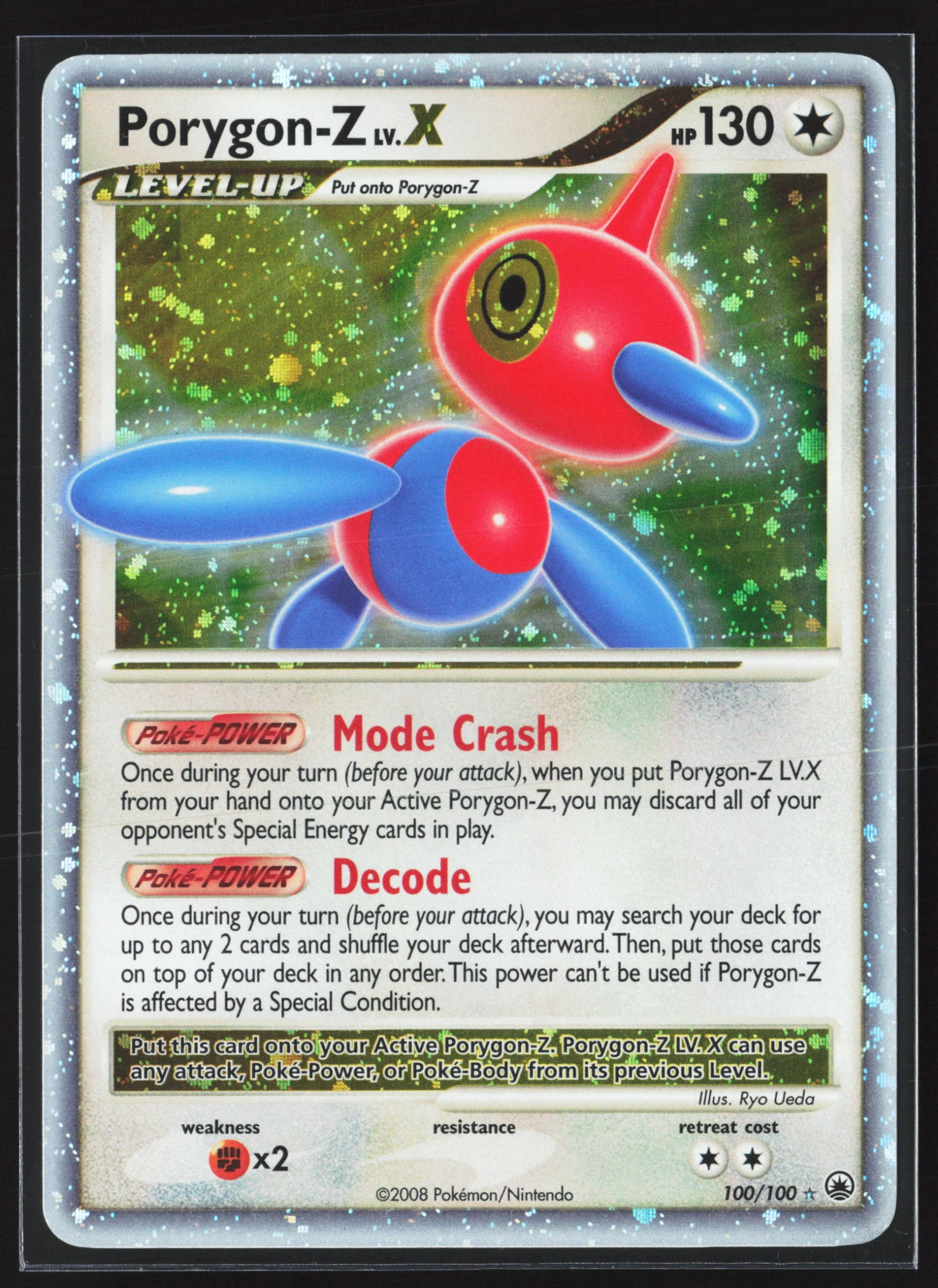 Porygon-Z LV.X (MD 100) — Voorkant