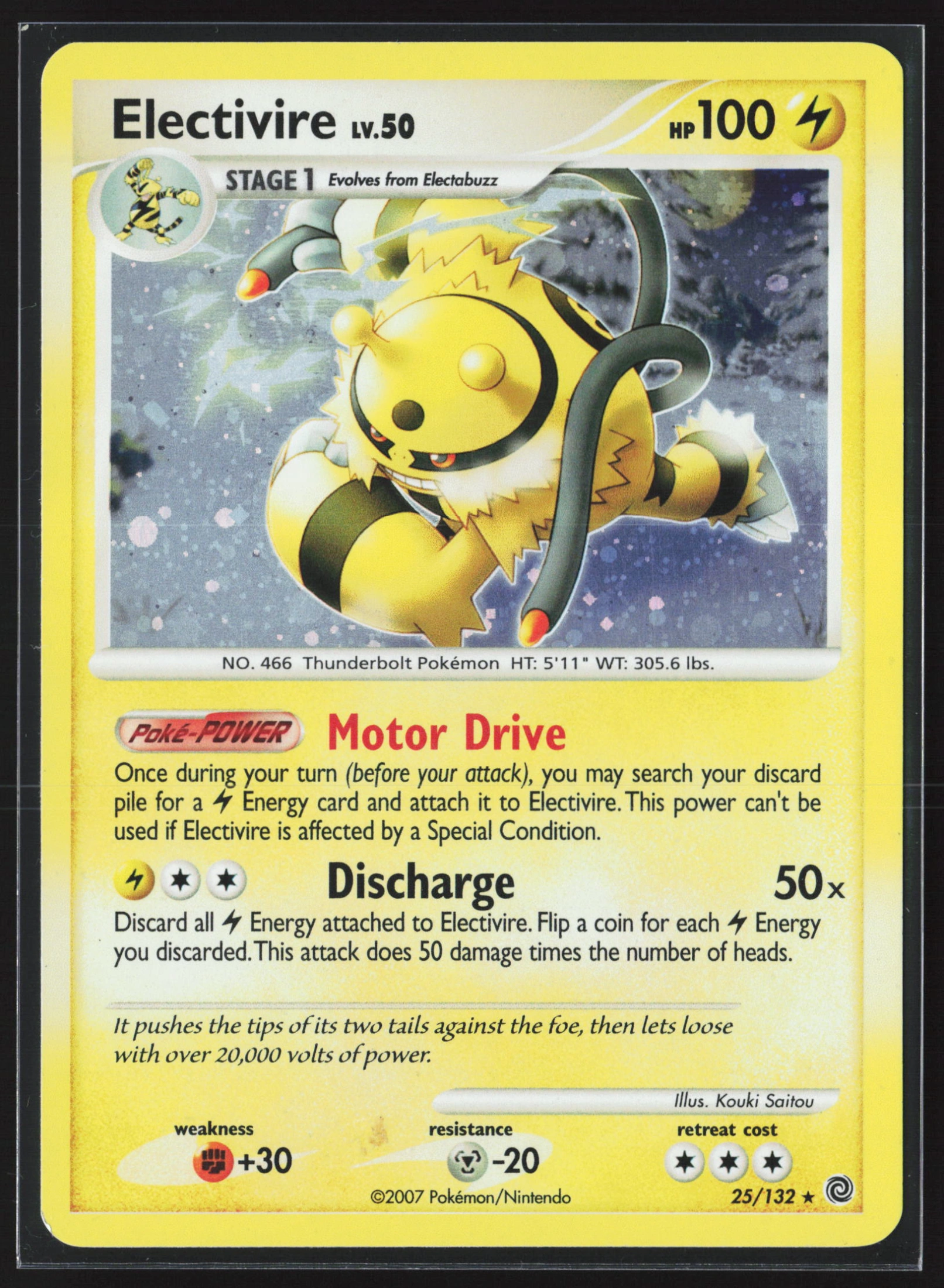 Electivire (SW 025) — Voorkant