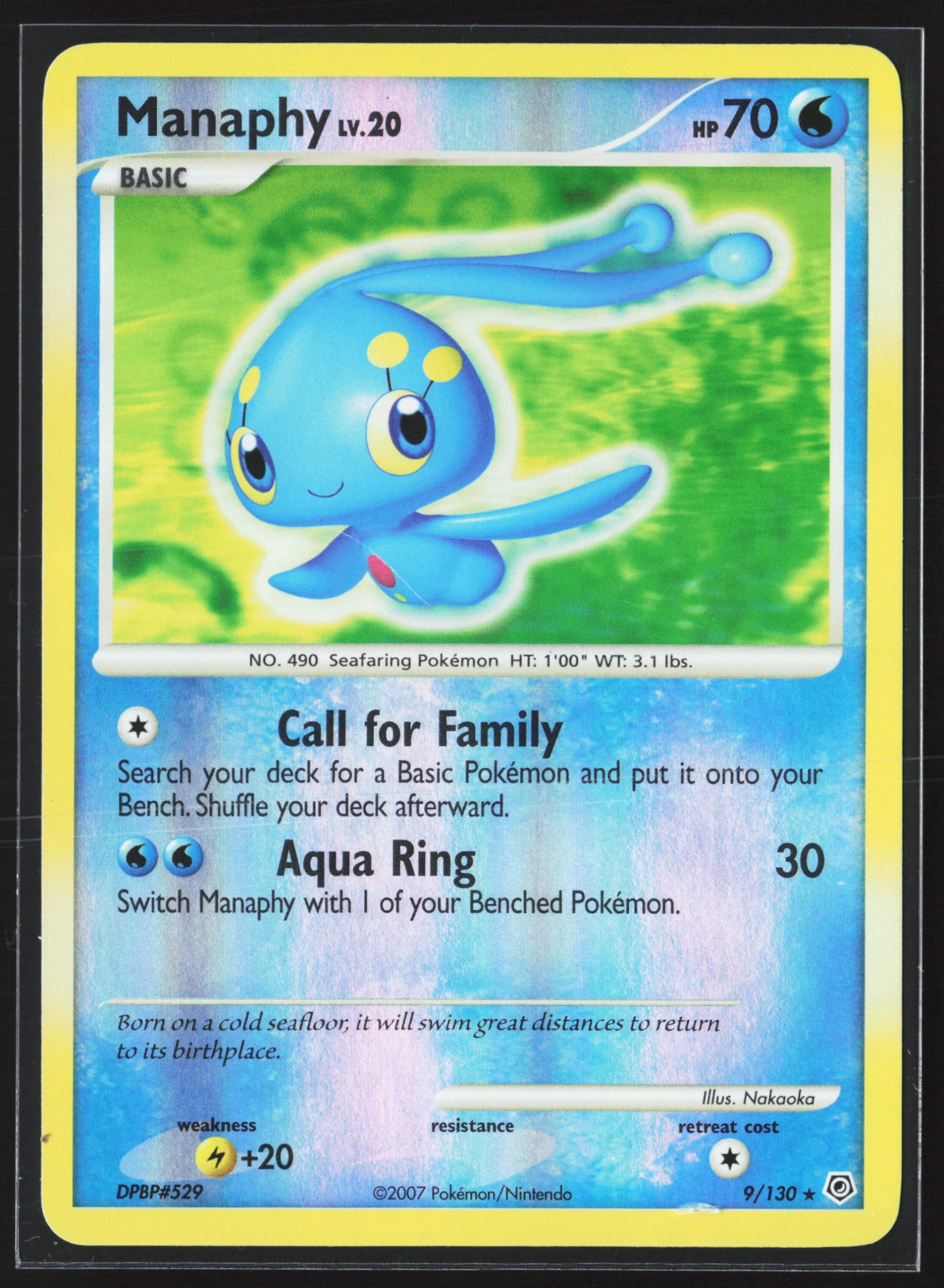 Manaphy (DP 009) — Voorkant