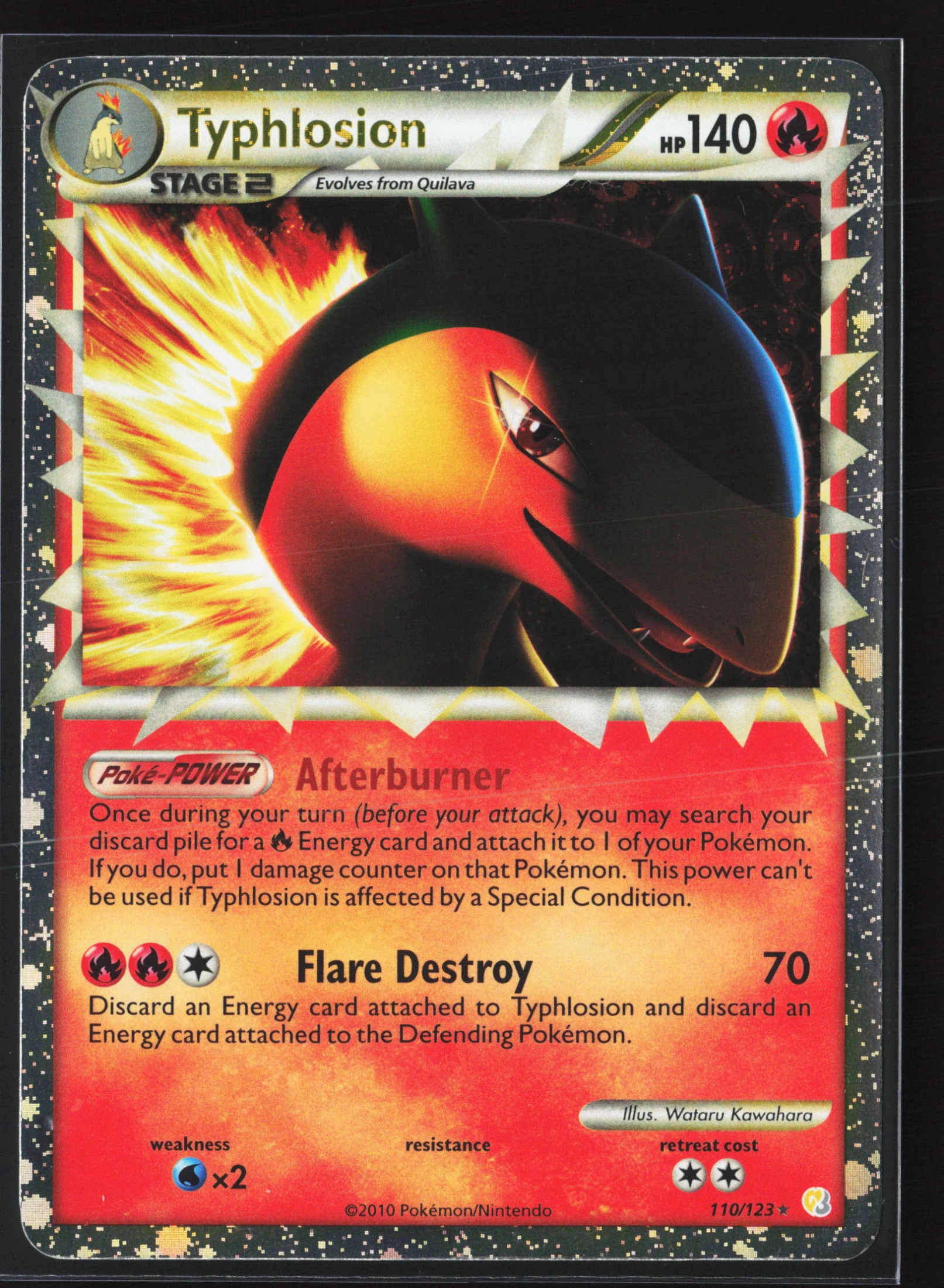 Typhlosion (HS 110) — Voorkant