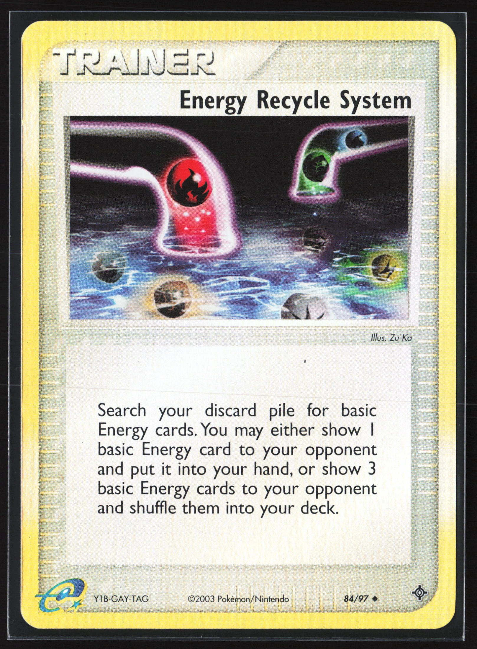 Energy Recycle System (DR 084) — Voorkant
